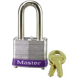 1-1/2-Inch Keyed Laminated Padlock With 2-Inch Shackle 1