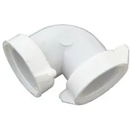 1-1/2-Inch O.D. Direct-Connect 90° Kitchen Drain Elbow Fitting 1