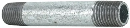 1-1/4 In × 2 In Galvanized Steel Pipe Nipple – Schedule 40 1