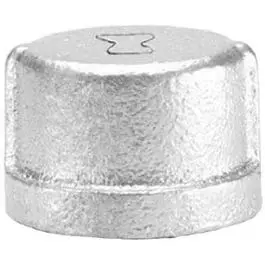 1-1/4-Inch Galvanized Steel Pipe Cap 1