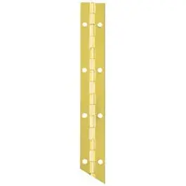 1-1/6 X 12-Inch Solid Brass Continuous Hinge 1