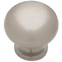 1-1/8-Inch Satin Nickel Round Cabinet Knob – Modern Hardware Accent 1