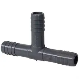 1/2-Inch Plastic Insert Tee Fitting 1