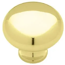 1.25-Inch Solid Brass Round Cabinet Knob – Classic Hardware Accent 1