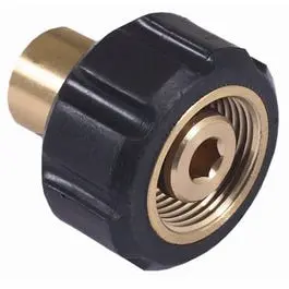 1/4" Female Thread Pressure Washer Screw Coupler (Brass Or Stainless Steel) 1