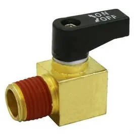 1/4" Mnpt Compressor Tank Drain Cock Valve – Brass Manual Shut-Off For Air Compressors 1