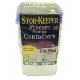 1.5-Pint Freezer-Safe Storage Containers (4-Pack) 1