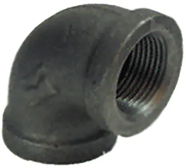 1" Black 90° Pvc Elbow – E90-1 Heavy-Duty Fitting 1