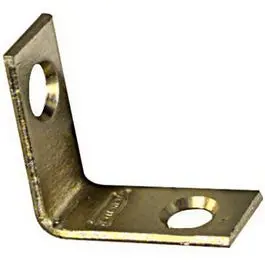 1-Inch Brass Corner Reinforcement Brackets — 4-Piece Set 1