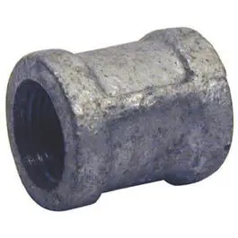 1-Inch Galvanized Coupling With Stop Ring 1