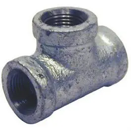 1-Inch Galvanized Equal Tee Pipe Fitting 1