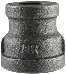 1-Inch To 3/4-Inch Black Reducing Coupling 1