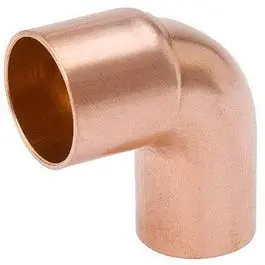 1-Inch Wrought Copper Street Elbow – 90-Degree Angle 1
