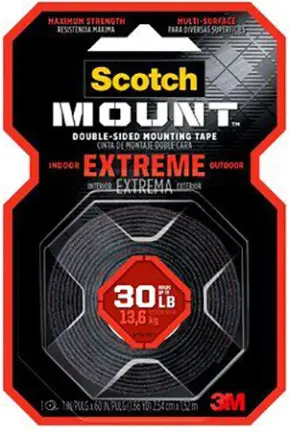 1-Inch X 60-Inch Scotch Extreme Mounting Tape Roll 1