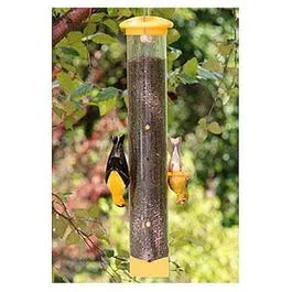 1-Pound Finch Tube Feeder – Durable Powder-Coated Steel Design 1