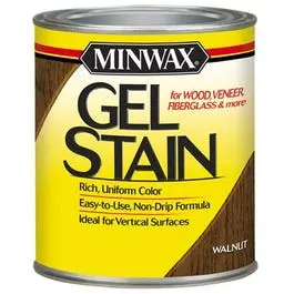 1-Quart Walnut Gel Stain – Fast-Drying Wood Finishing Formula 1