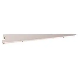 10.5-Inch White Shelf Bracket – Heavy-Duty Steel, Decorative Support 1