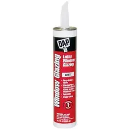 10.5-Ounce White Latex Window Glazing Compound 1