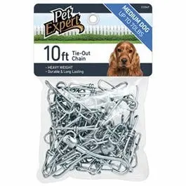10-Foot 2.5Mm Steel Tie-Out Chain For Pets 1