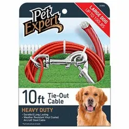 10-Foot Reinforced Steel Aircraft Cable Dog Tie-Out 1