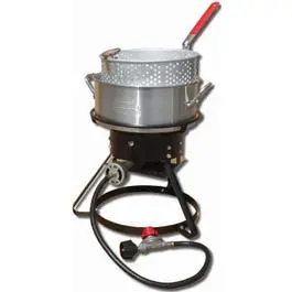 10-Quart Outdoor Fish Fryer – 12-Inch Diameter Deep-Fry Setup For Camping Or Tailgating 1