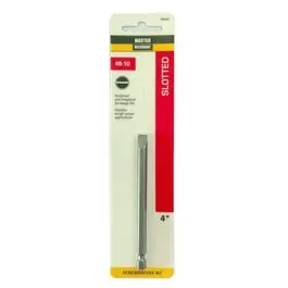 #10 Slotted Screwdriver Bit – 4-Inch Industrial-Grade Steel Bit 1