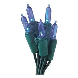 100-Count Mini Blue Led Christmas Light String 1