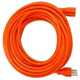 100-Foot Orange 16/3 Sjtw Outdoor Extension Cord – Vinyl Jacketed, Round Design 1