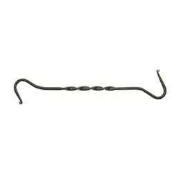 12-Inch Black Forged Plant Extender Hook 1
