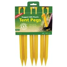 12-Inch Plastic Tent Stakes (6-Pack) 1