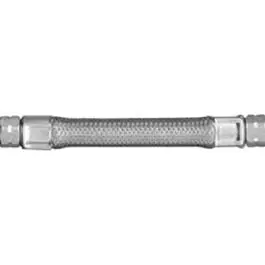12-Inch Stainless Steel Ice Maker Supply Line With 1/4-Inch Compression Fittings 1