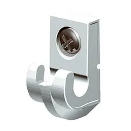 12-Piece Pack Of White Downrod Or Wall-Mount Clips For Lighting Fixtures 1