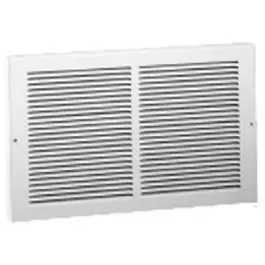 12" X 6" White Baseboard Intake Vent Grille 1