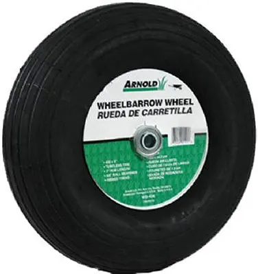 13-Inch Pneumatic Wheel – 5/8-Inch Ball Bearing Axle, Barrow & Cart Compatible 1