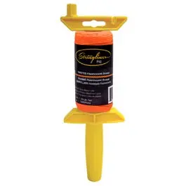 135-Foot Fluorescent Orange Nylon Measuring Reel – Professional Twist-Core Design 1
