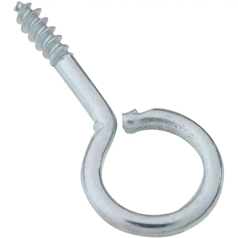 #14 Zinc-Coated Large Screw Eye – 12-Pack 1