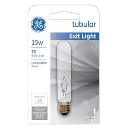 15-Watt Clear Incandescent Bulb For Exit Sign Illumination 1