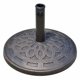 18-Inch Bronze Umbrella Stand Base 1