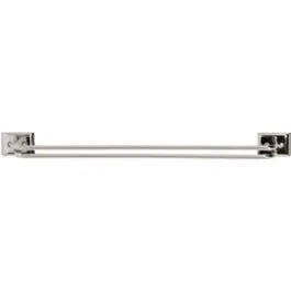 18-Inch Chrome-Finished Twin-Towel Bar For Bathrooms 1