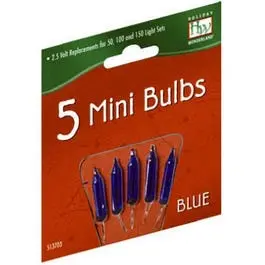 2.5-Volt Blue Replacement Bulb For 50-, 100-, And 150-Light Christmas Light Sets 1