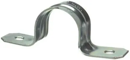 2-Inch Rigid Two-Hole Pipe Strap – Pack Of 2 1