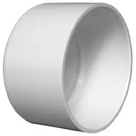 2-Inch Schedule 40 Dwv Pvc Solvent-Weld Pipe Cap 1
