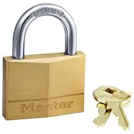 2-Inch Solid-Brass Padlock – 5-Pin Tumbler, Keyed Alike Or Different Options 1