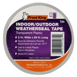 2-Inch X 25-Foot Clear Weatherseal Tape For Windows 1
