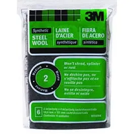 #2 Medium Synthetic Steel Wool Pads – Versatile Surface Preparation 1