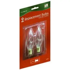 2-Pack Replacement Bulbs For Electric Christmas Candle Lights 1