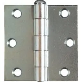 2-Pack Zinc Light-Duty Broad Hinges – 2.5-Inch X 2.5-Inch 1