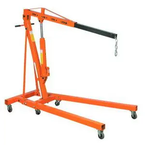 2-Ton Folding Hydraulic Shop Crane With 360° Rotation 1