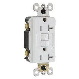 20-Amp Gfci Outlet Receptacle – White Finish 1