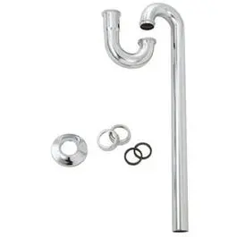 20-Inch Chrome Kitchen Floor Drain S-Trap – 1-1/2" O.D. Slip Joint 1